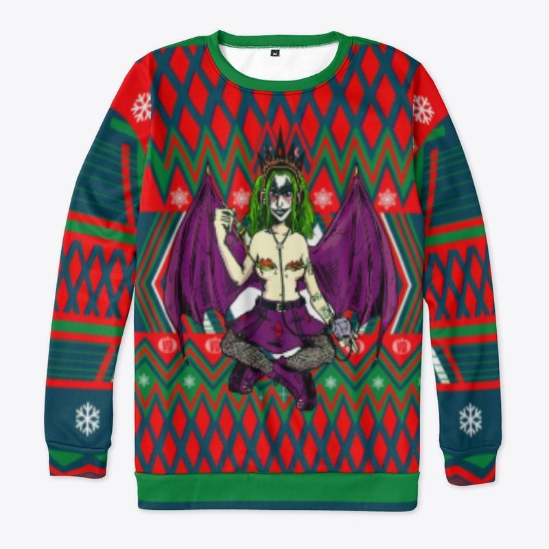 Spaghetti Succubus Holiday Sweater